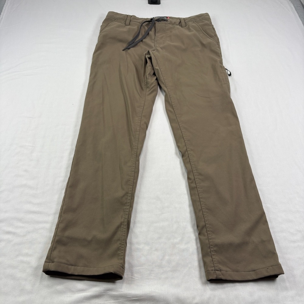 686 Eveywhere Merino Pants Mens 30x30 Brown Slim Fit Lined Outdoor Tech‎ Stretch